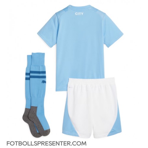 Manchester City Hemmatröja Barn 2023-24 Kortärmad (+ korta byxor)